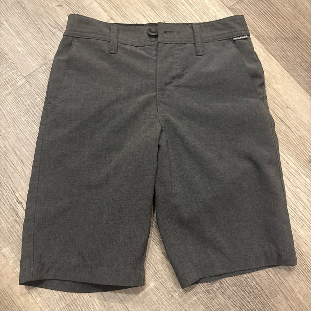 Volcom Charcoal Flat Front‎ Shorts